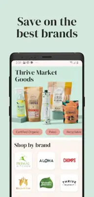 Thrive Market Shop Healthy android App screenshot 3